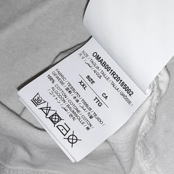 NWT MEN'S OFF-WHITE TAPE ARROWS T-SHIRT - Picture 11 of 13